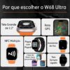 Smartwatch W68+ O Completo com Chamadas, Fotos e NFC - Resistente à Água e Elegante! - Image 6